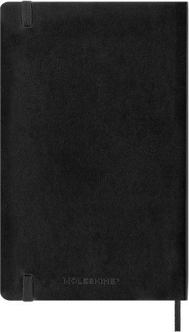 Agenda Moleskine settimanale 2024, 12 mesi, Large, copertina morbida, Nero - 13 x 21 cm - 6