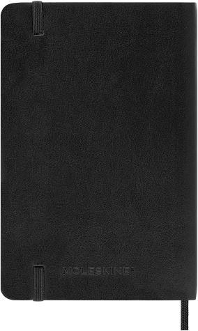 Agenda Moleskine mensile 2024, 12 mesi, Pocket, copertina morbida, Nero - 9 x 14 cm - 6