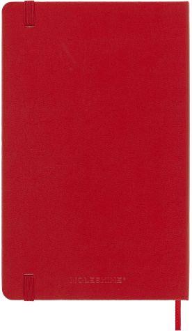 Agenda accademica settimanale Moleskine 2024, 18 mesi, Large, copertina rigida, Rosso scarlatto - 13 x 21 cm - 6