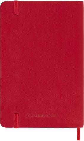 Agenda accademica settimanale Moleskine 2024, 18 mesi, Pocket, copertina morbida, Rosso scarlatto - 9 x 14 cm - 6
