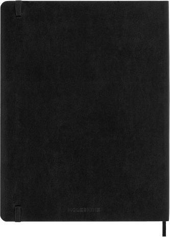 Agenda accademica settimanale Moleskine 2024, 18 mesi, XL, copertina morbida, Nero - 19 x 25 cm - 6