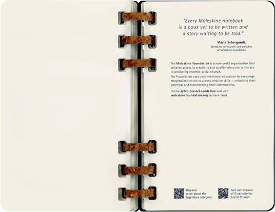 Planner accademico mensile orizzontale Moleskine 2024, 12 mesi, Large, copertina rigida, Nero - 15 x 21 cm - 13