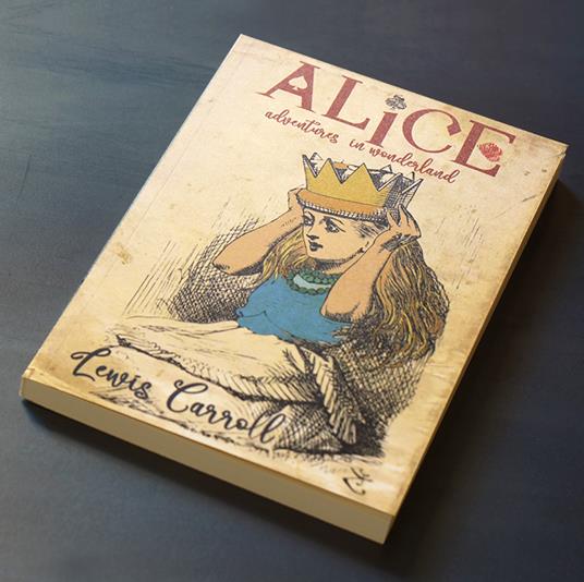 Taccuino Abat Book Alice in Wonderland, Lewis Carroll - 17 x12 cm - 12