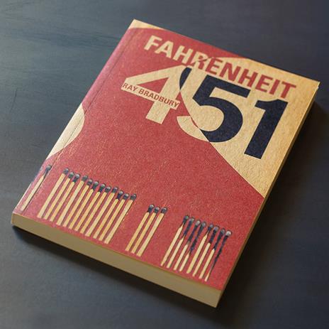 Taccuino Abat Book Fahrenheit 451, Ray Bradbury - 17 x12 cm - 3