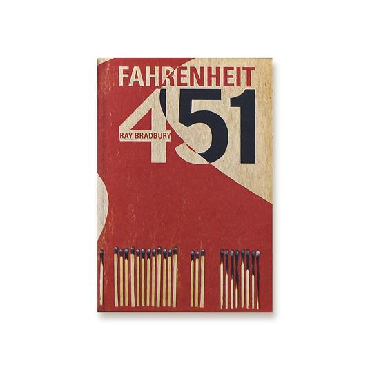 Taccuino Abat Book Fahrenheit 451, Ray Bradbury - 17 x12 cm - 9