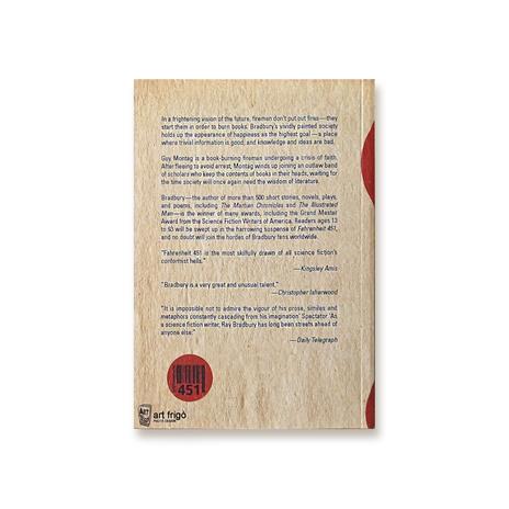 Taccuino Abat Book Fahrenheit 451, Ray Bradbury - 17 x12 cm - 10