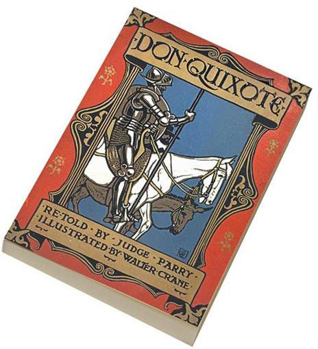 Taccuino Abat Book Don Quixote, Miguel de Cervantes - 17 x12 cm