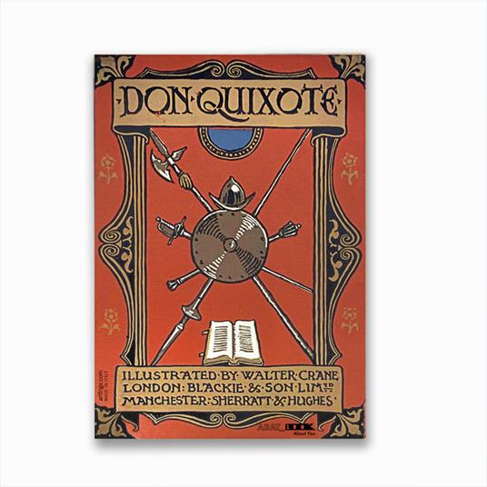 Taccuino Abat Book Don Quixote, Miguel de Cervantes - 17 x12 cm - 13