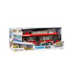 Fast Wheels-Funny Bus con luci e suoni- 2 colori assortiti