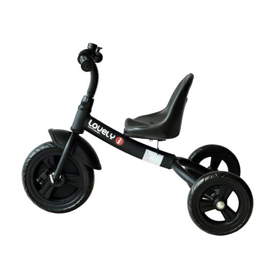 HomCom Triciclo in Metallo con Campanello Parafango Ruota Speciale