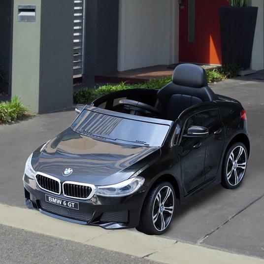 Macchina Elettrica BMW 6GT per Bambini con Telecomando Nero - 3