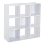 Homcom Libreria Bianca Moderna 6 Scomparti 91 x 91 x 30 cm