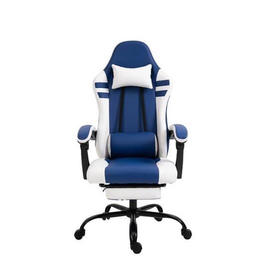 Altezza Regolabile Vinsetto Poltrona Gaming o da Ufficio Sedia Racing Reclinabile in Similpelle 