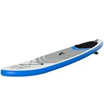 HOMCOM Tavola SUP Gonfiabile con Accessori Inclusi, Stand Up Paddle per Adulti e Teenager, 305x80x15cm Blu e Bianco