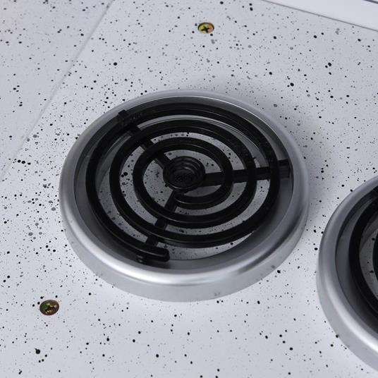 HOMCOM Cucina Giocattolo per Bambini in Legno Età 3+ - Nero - 6