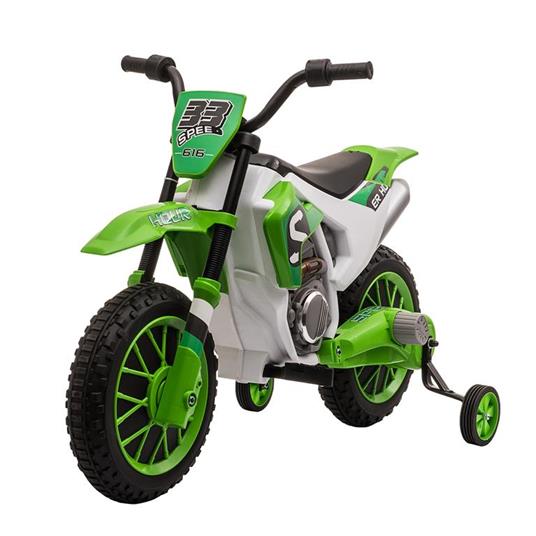 HOMCOM Moto da Cross Elettrica per Bambini da 3-5 Anni - Verde