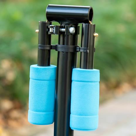 HOMCOM Monopattino Pieghevole con Altezza Regolabile per Bambini di 3-8 Anni, Blu - 5