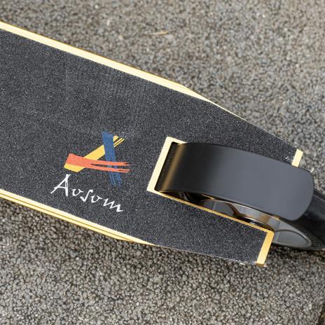 HOMCOM Monopattino Freestyle per Acrobazie Manubrio Girevole Stunt Scooter per Ragazzi da 14 Anni Trick Scooter - Oro - 5
