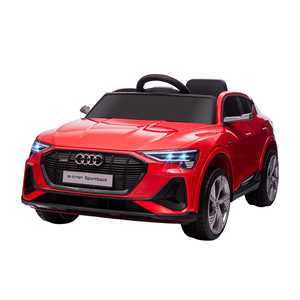 Giocattolo HOMCOM Macchina Elettrica per Bambini 12V con Telecomando, Velocità 3-5km/h, Luci e Musica, Età 3-5 Anni, Rosso HomCom