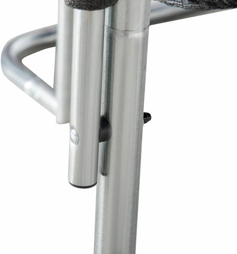 HOMCOM Trampolino Elastico per Adulti con Rete di Sicurezza e Scala, Uso Interno ed Esterno, 223x223x230cm, Blu - 5