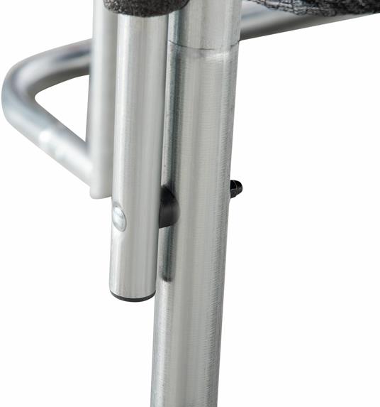 HOMCOM Trampolino Elastico per Adulti con Rete di Sicurezza e Scala, Uso Interno ed Esterno, 223x223x230cm, Blu - 5