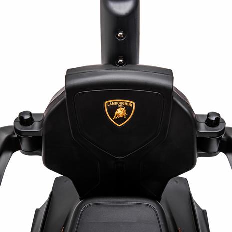 AIYAPLAY Macchina per Bambini 2 in 1 Marchio Lamborghini, Macchinina a Spinta con Maniglione e Barriera di Sicurezza, Volante e Clacson, Verde - 6