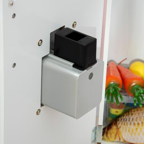 HOMCOM Cucina Giocattolo per Bambini 3-6 Anni con Luci e Utensili da Cucina Realistici, in MDF e PP, 84x93.5x85 cm - 5