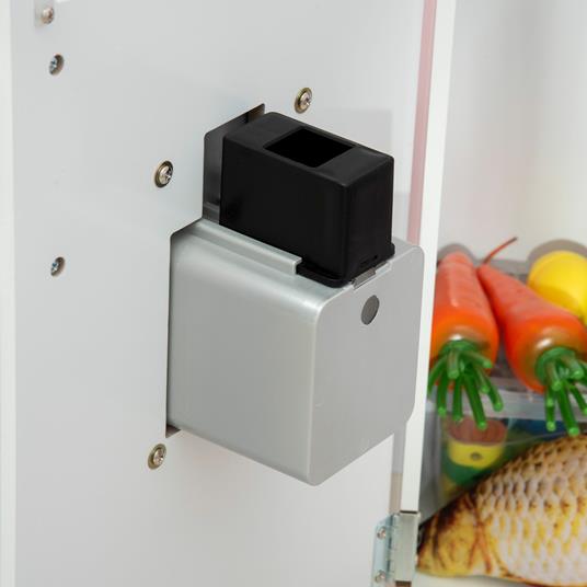 HOMCOM Cucina Giocattolo per Bambini 3-6 Anni con Luci e Utensili da Cucina Realistici, in MDF e PP, 84x93.5x85 cm - 5