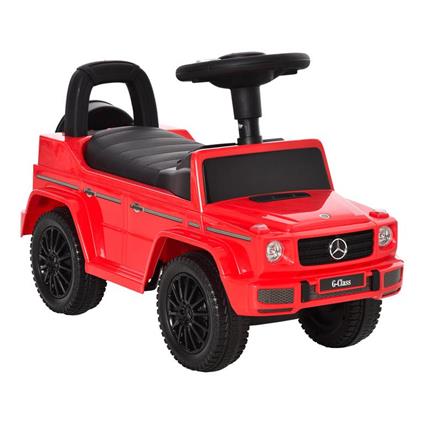 HOMCOM Macchina modello Mercedes-Benz G350 a spinta per Bambini 12-36 Mesi, Rossa