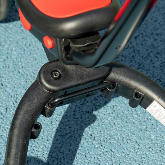 HOMCOM Triciclo per Bambini 18-60 Mesi con Manubrio Regolabile e Ruote Chiuse, 101x45x86.5 cm, Rosso - 6