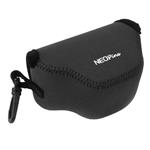 Custodia borsa protettiva bag in neoprene NERO con gancio per Nikon J4 Camera