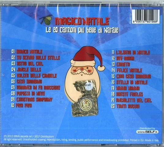 Magico Natale. Le 20 canzoni più belle di Natale - CD Audio - 2