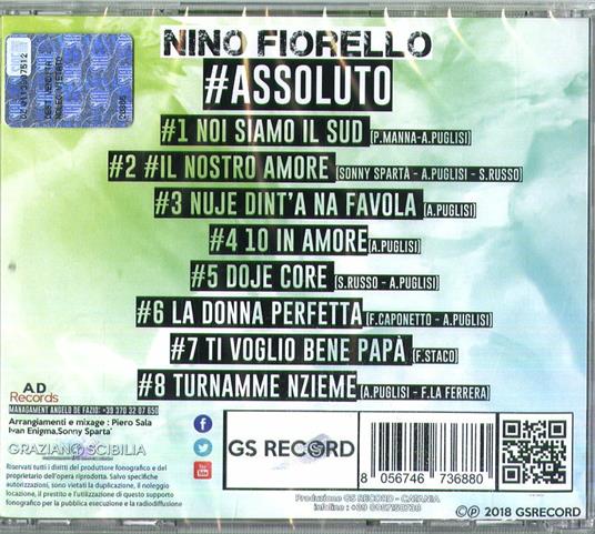 Assoluto - CD Audio di Nino Fiorello - 2