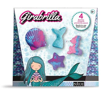Girabrilla. Mermaid. Frizzabombe 4 Pz