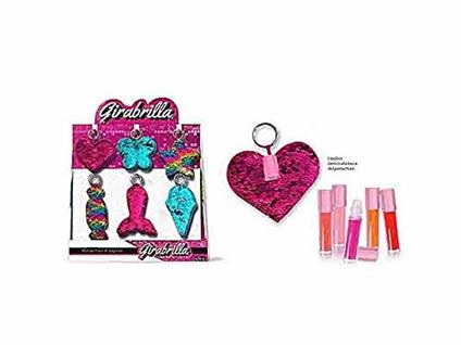 Girabrilla Keychain And Lip Gloss
