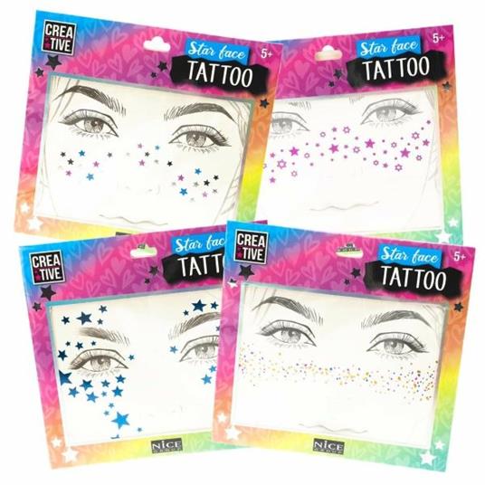 Star Face Tattoo Ass