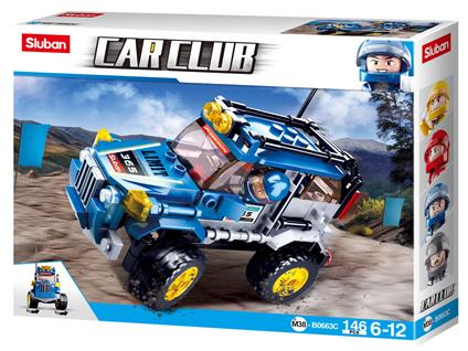 Car Club. Fuoristrada Blu. Sluban (M38-B0663C)