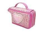 Astuccio Girabrilla Tweed 3 Livelli Magenta  19085 19087