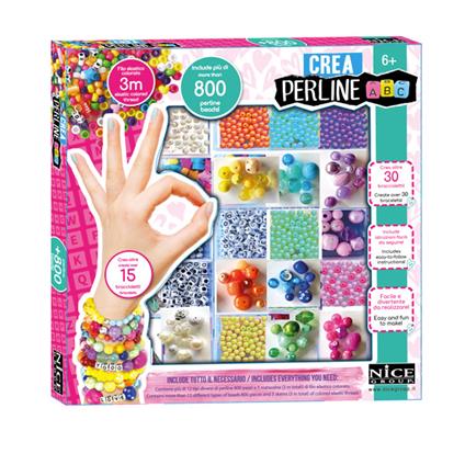 Perline ABC Colorate 800 Pz. (87002)