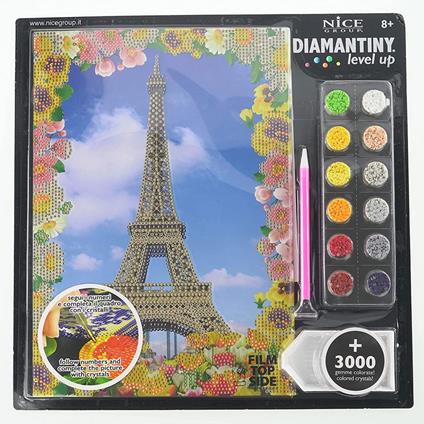 Mosaico 3D Torre Eiffel Diamantiny Level Up Landscape Nice 96300 96302