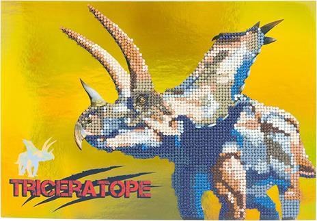 Diamantiny Level Up Dinosauri, Mosaico con Diamanti - 3