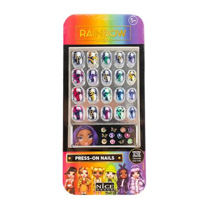 Press On Nails Rainbow High