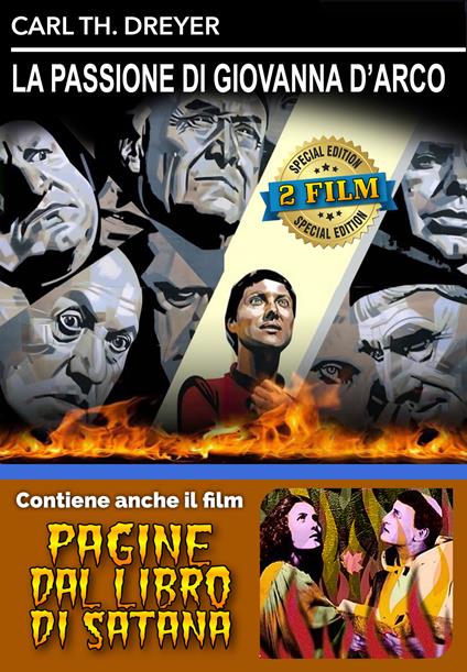 La passione di Giovanna D'Arco - Pagine dal libro di Satana (DVD) di Carl Theodor Dreyer - DVD