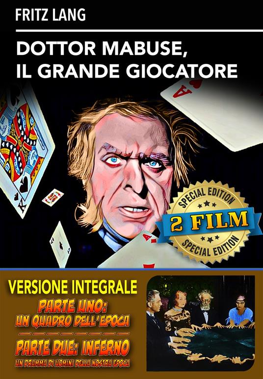 Dottor Mabuse Il Grande Giocatore (Versione Integrale) (DVD) di Fritz Lang - DVD