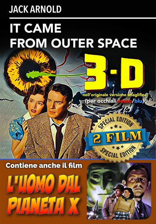 It Came From Outer Space 3-D / L'Uomo Dal Pianeta X (DVD) di Jack Arnold,Edgar G. Ulmer - DVD