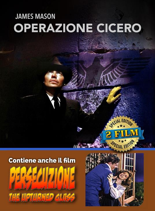 Operazione Cicero / Persecuzione (DVD) di Lawrence Huntington,J. Leo Mankiewicz - DVD