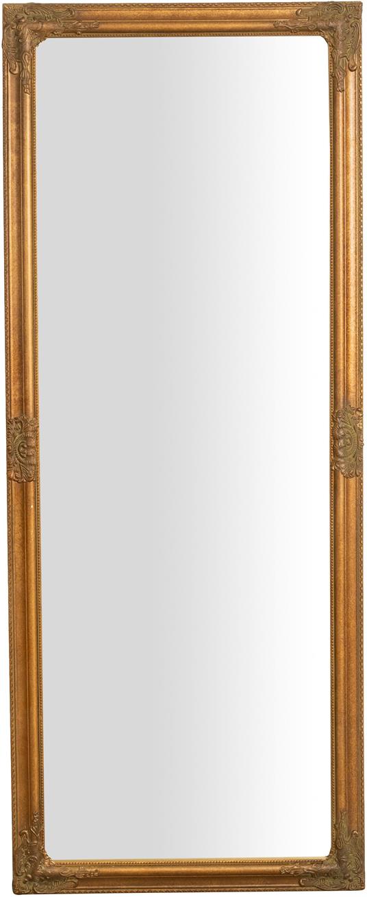 Specchio lungo da parete 180 x 72 x 4 cm Made in Italy Specchio shabby Specchio  da parete dorato Specchio rettangolare da parete - Biscottini - Idee regalo