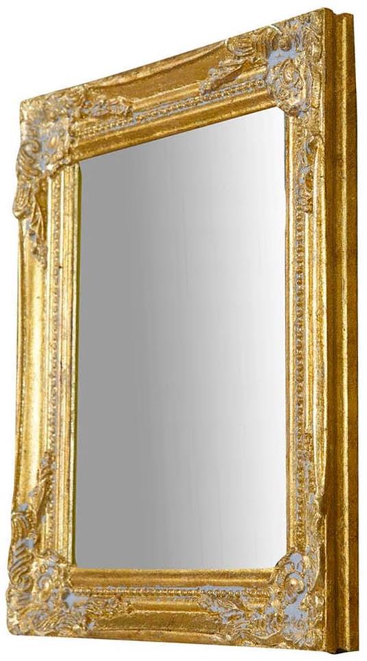 Specchio da parete oro 32x27cm Specchio ingresso oro anticato - Biscottini  - Idee regalo