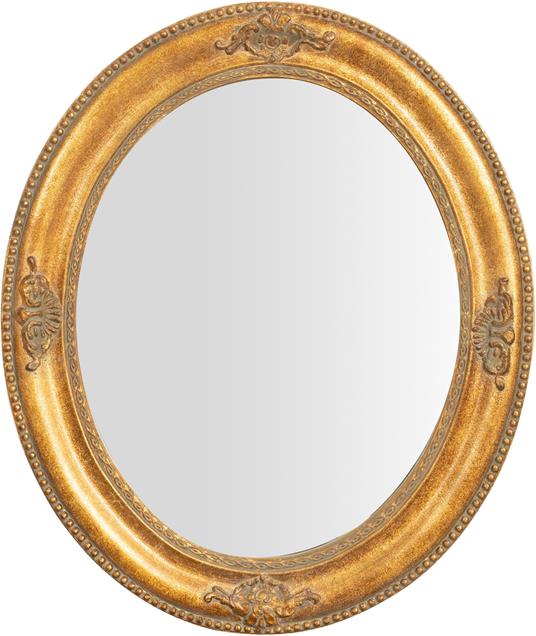 Specchio da parete rotondo 64x54 cm Specchio vintage da parete per la casa Specchio  rotondo bagno e camera - Biscottini - Idee regalo