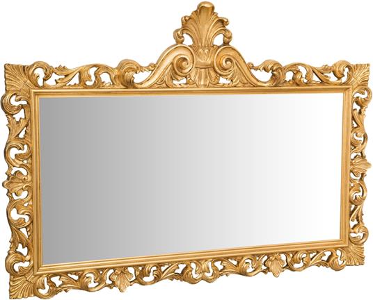 Specchio shabby 150x110x8 cm Made in Italy Specchio vintage da parete  specchio grande da parete Specchio da parete orizzontale